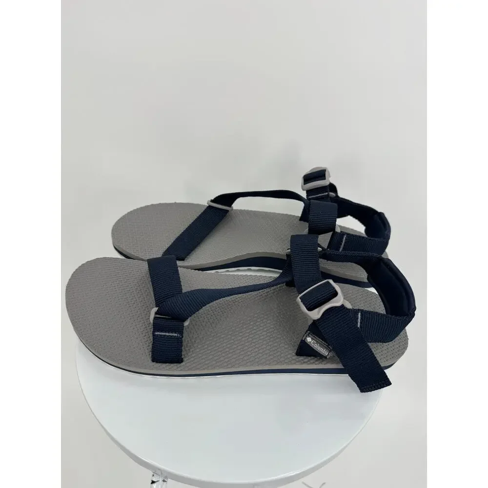 Columbia Red River sport sandals men's 13 gray blue strap water beach NEW